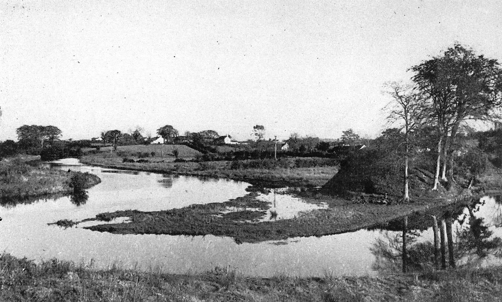 View from Moores bridge, Lisburn, 1952