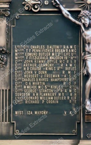 Haddington Road  WW 1 Memorial Panel 2