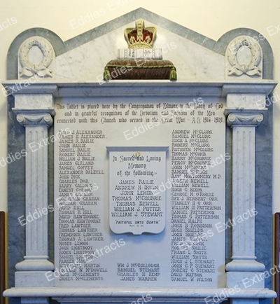 Kilmore PC War Memorial