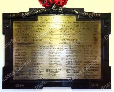 First Portadown WW1 Memorial