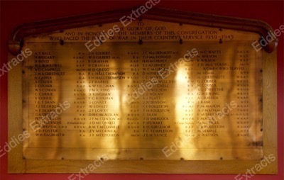 Belmont Presbyterian Church War Memorial